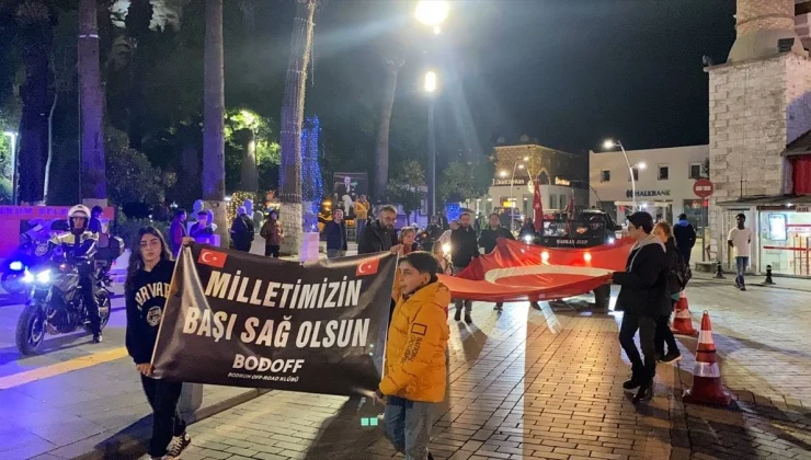 Muğla’nın Bodrum ilçesinde şehit olan 12 Mehmetçik için anma etkinliği düzenlendi