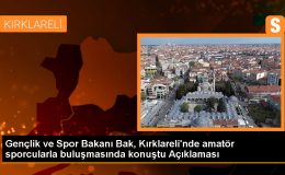Gençlik ve Spor Bakanı Osman Aşkın Bak: Türkiye Dünyada Spor Tesisleri Devrimi Yapan Bir Ülke