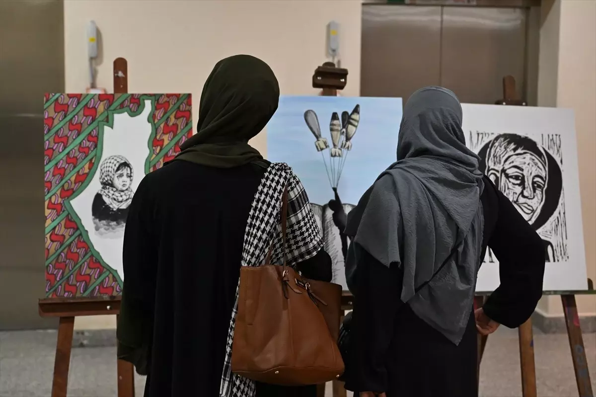 Filistinli Ressamın Sergisi Trabzon’da