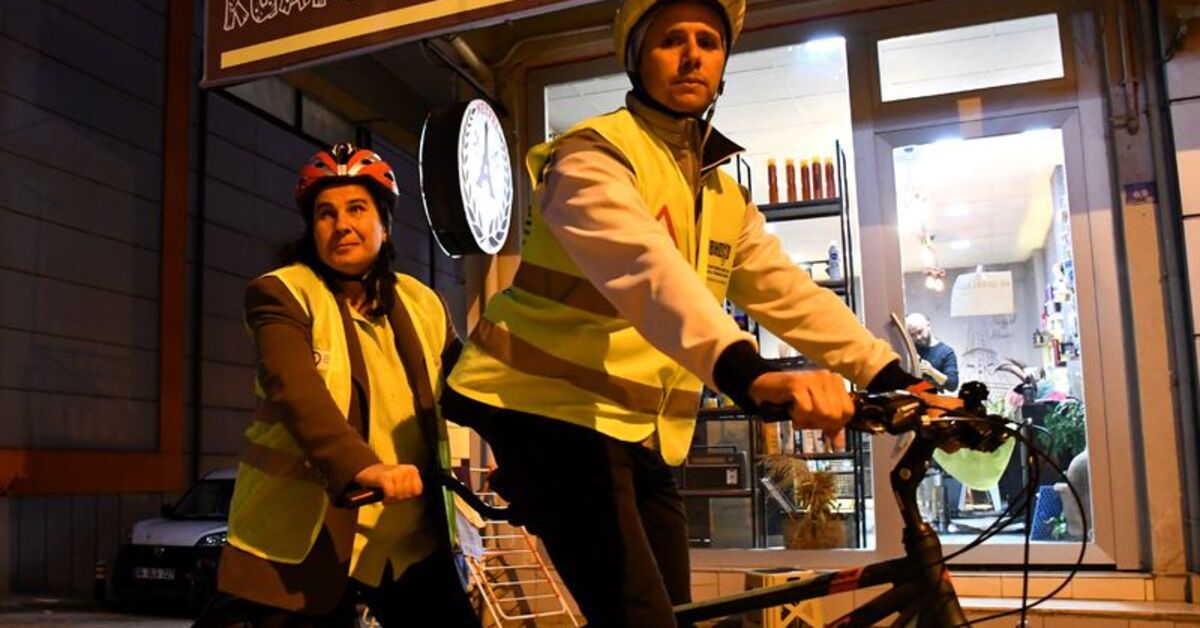 Kent Konseyi Engelli Meclisi Başkanlığı seçimine “tandem bisiklet”le geldi