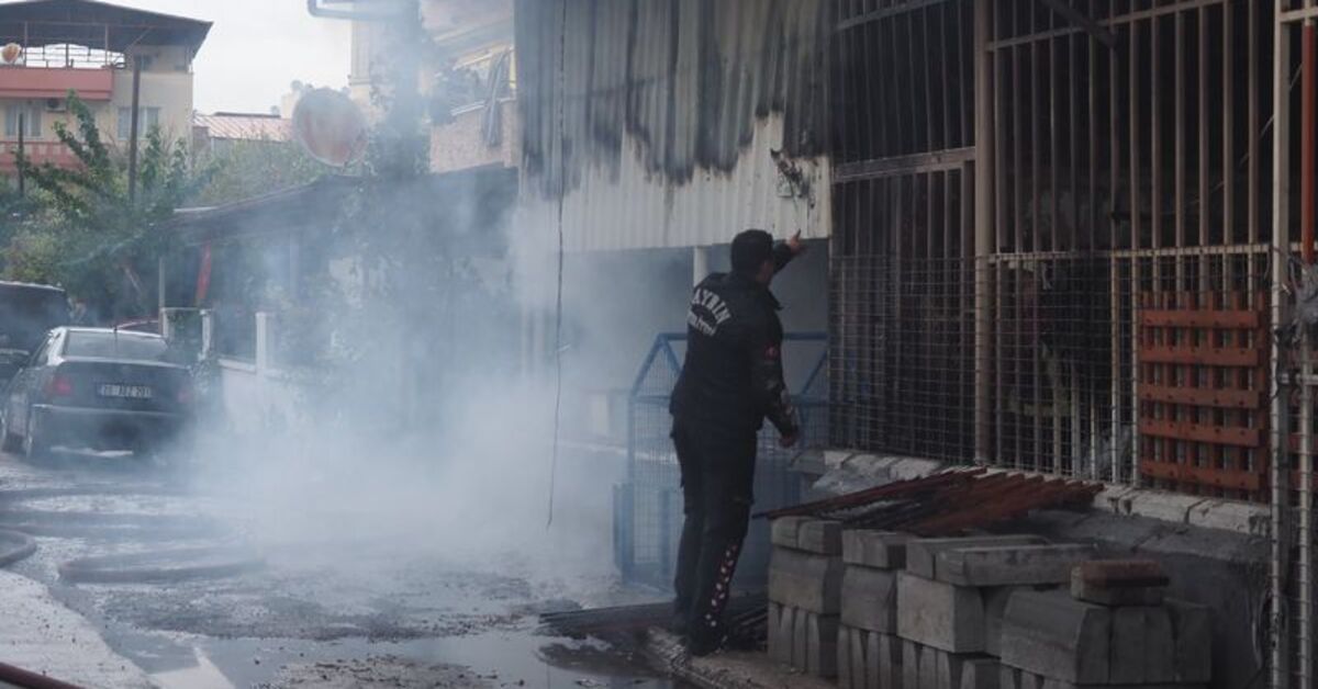 Aydın’da veteriner kliniğinde çıkan yangında 4 kişi dumandan etkilendi