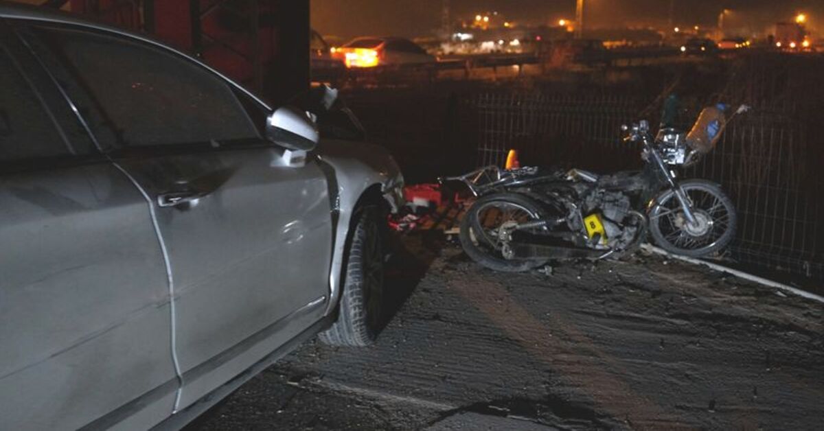 Mersin’de otomobilin çarptığı motosikletli öldü
